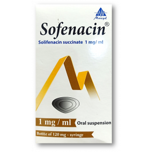 SOFENACIN 1 MG / ML ORAL SUSPENSION ( SOLIFENACIN SUCCINATE ) BOTTLE OF 120 MG + SYRINGE